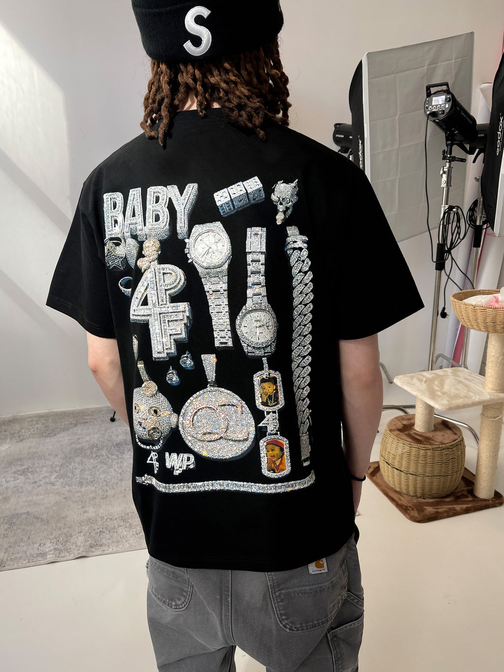 Lil Baby Rhinestone Vintage T-Shirt
