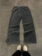 Casual Zipper Sweatpants Men Women