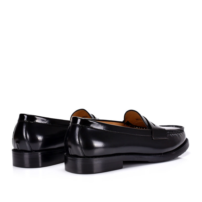 British Style Genuine Leather Slip-On Loafers