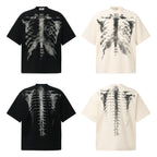 Mens Vintage Graphic Print Cotton T-shirt