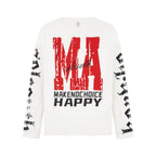 Hand-Painted Graffiti Long Sleeve T-Shirt