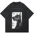 Vintage Washed Cotton Graphic T-Shirt