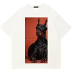 Vintage Washed Cotton Graphic T-Shirt