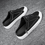 Mens Canvas Slip On Slippers