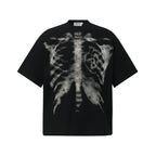 Mens Vintage Graphic Print Cotton T-shirt