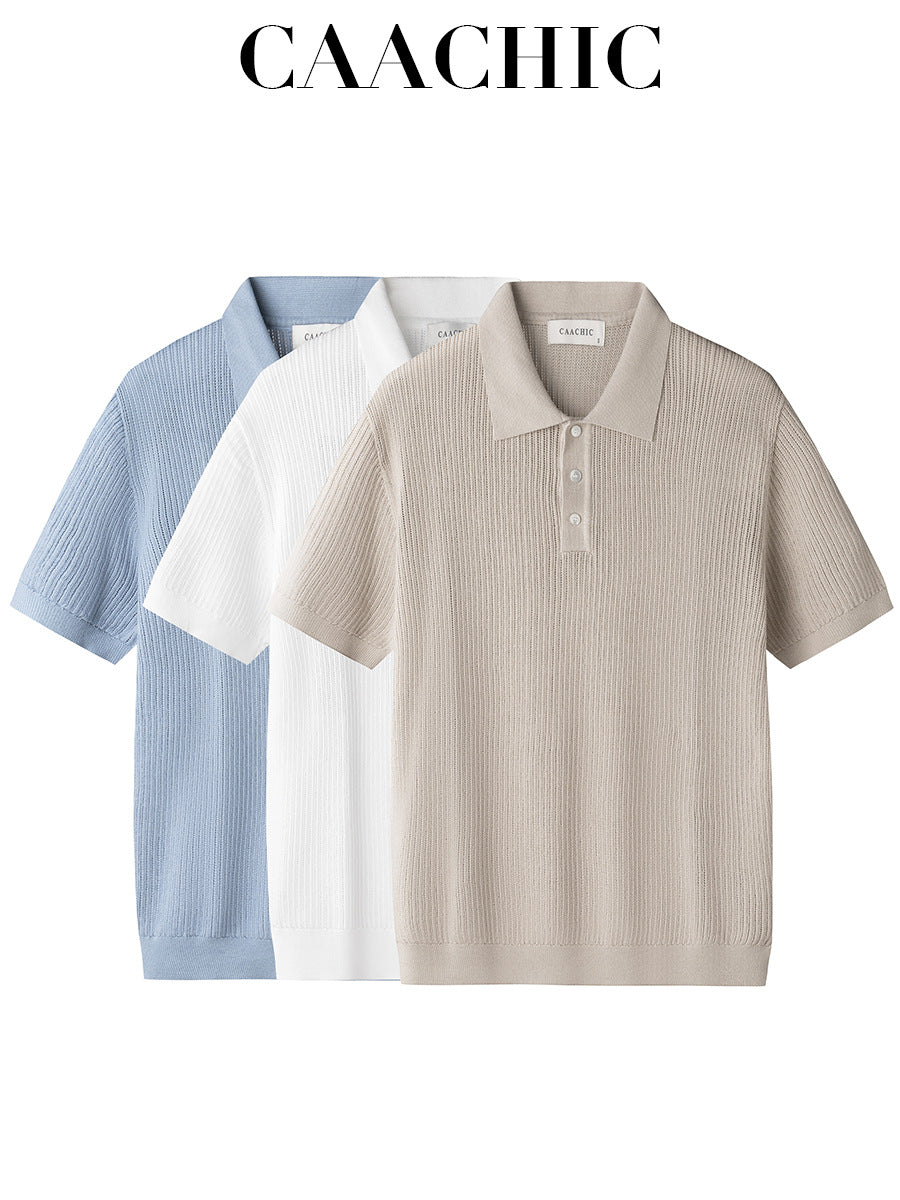 Mens Cotton Polo Shirt Short Sleeve
