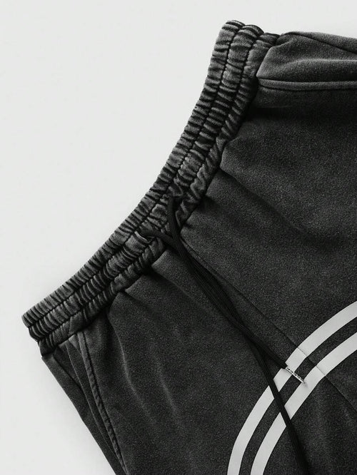 Casual Zipper Sweatpants Men Women