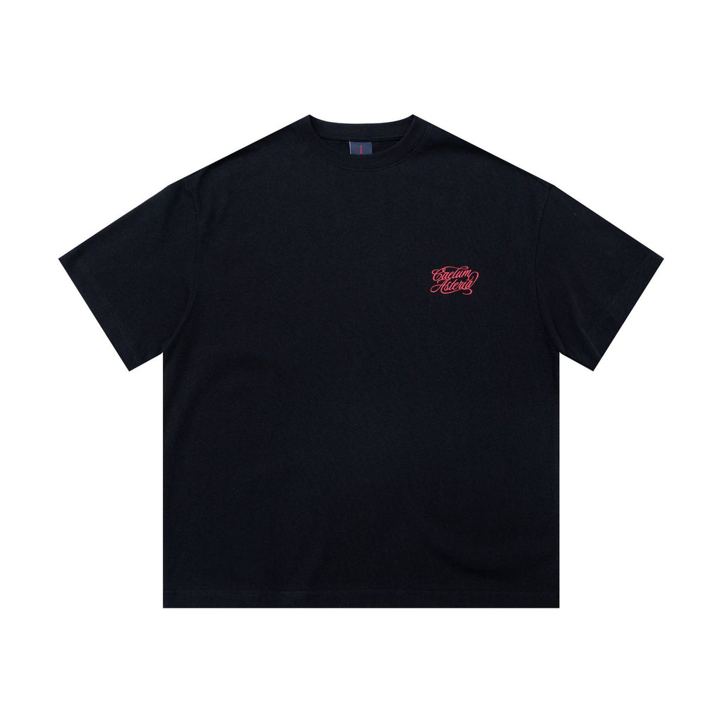 Japanese Retro Heavyweight Cotton T-Shirt
