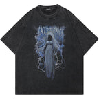 Vintage Washed Cotton Graphic T-Shirt
